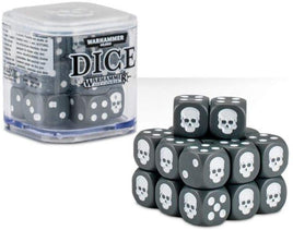 Warhammer 40k Age of Sigmar: 12mm Grey Dice
