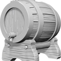 WizKids Deep Cuts Unpainted Miniatures: W2 Keg Barrels