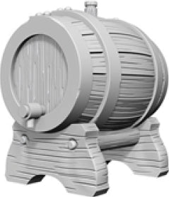 WizKids Deep Cuts Unpainted Miniatures: W2 Keg Barrels
