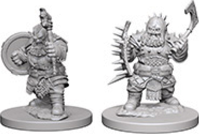 Pathfinder Deep Cuts Unpainted Miniatures: W4 Dwarf Male Barbarian