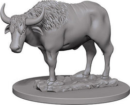 WizKids Deep Cuts Unpainted Miniatures: W4 Oxen
