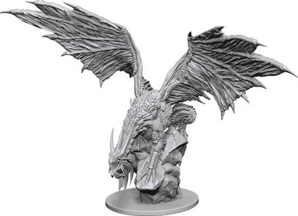 Pathfinder Deep Cuts Unpainted Miniatures: W4 Silver Dragon