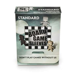 No Glare Standard Board Game Sleeves (63x88mm) (50)