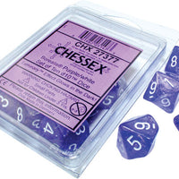 Chessex: Borealis D10 Purple/white Luminary (10)