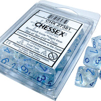 Chessex: Borealis D10 Icicle/light blue Luminary (10)
