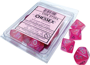 Chessex: Borealis D10 Pink/silver Luminary (10)