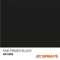 AK-Interactive: Fine Primer Black (400ml)

