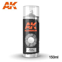 AK-Interactive: Aluminium Color Spray (150ml)
