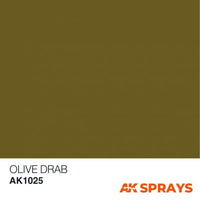 AK-Interactive: Olive Drab Color Spray (150ml)
