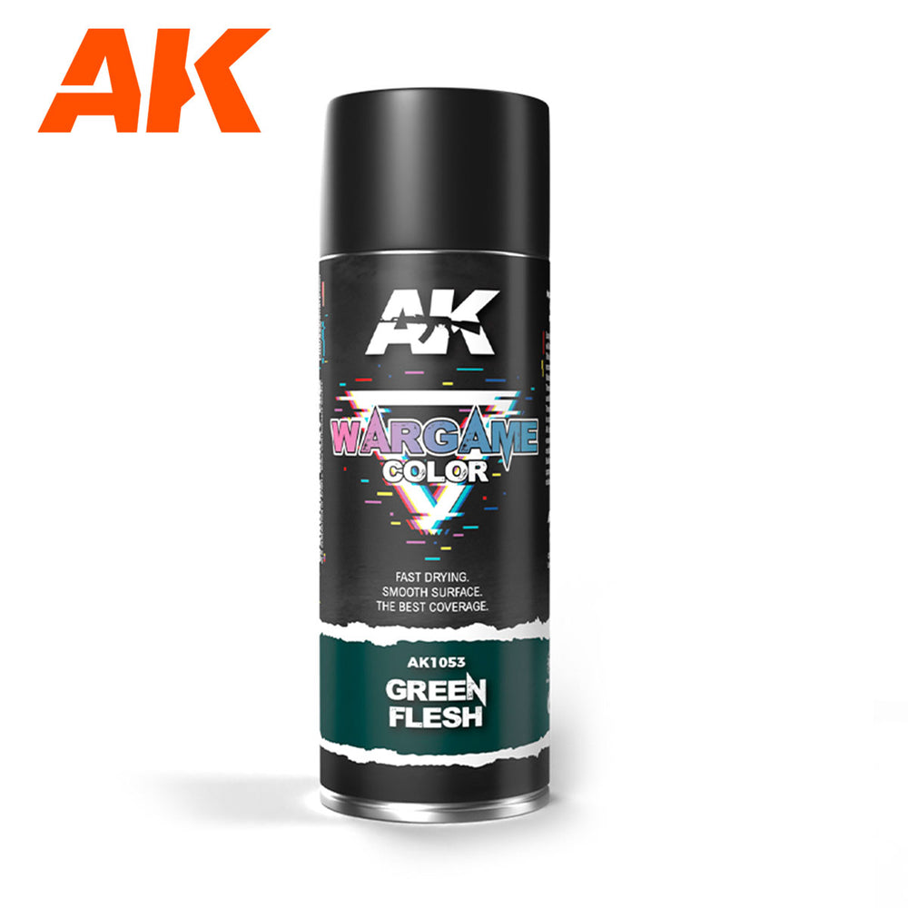 AK-Interactive: Wargame Green Flesh Spray (400ml)