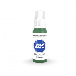 3rd Gen Emerald Metallic Green Acrylic Paint
