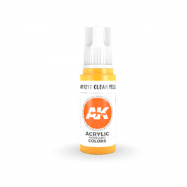 3rd Gen CLEAR YELLOW Acrylic Paint