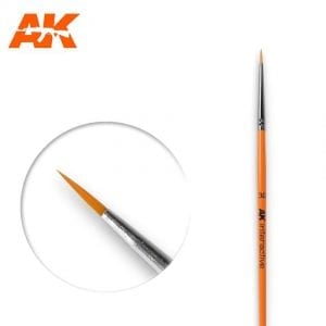 AK-Interactive: Round Brush 3/0 Synthetic