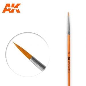 AK-Interactive: Round Brush 4 Synthetic