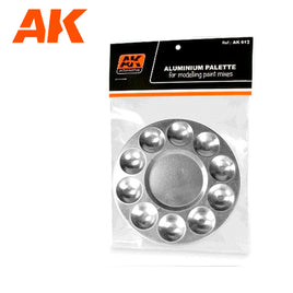 AK-Interactive: Aluminum Palette - 10 Wells