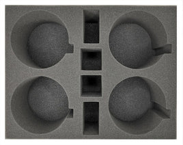 Battle Foam: Dunecrawler (4) Foam Tray - Adeptus Mechanicus