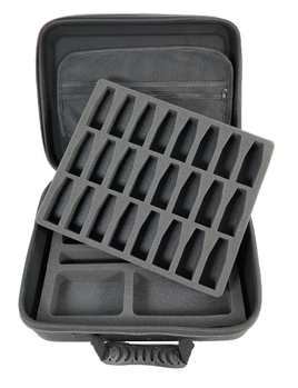Battle Foam: EVA C4-X Dropper Bottle Paint Pot and Hobby Tools and Supplies Load Out (Black)