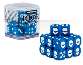 Warhammer 40k Age of Sigmar: 12mm Blue Dice