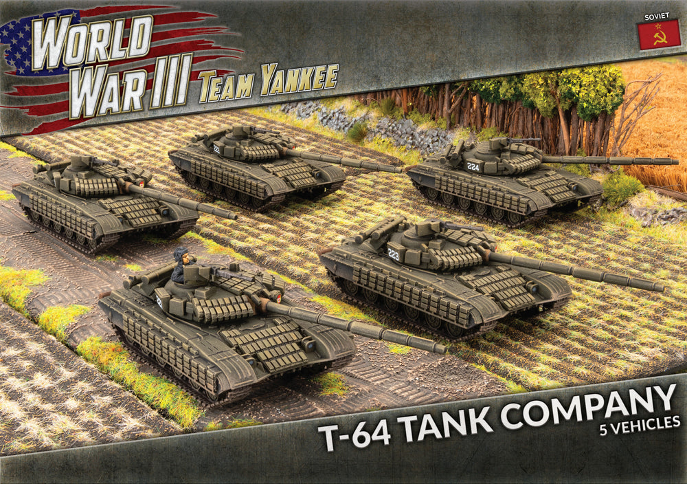 Team Yankee WWIII: T-64/T-64BV Tank Company (TSBX30)