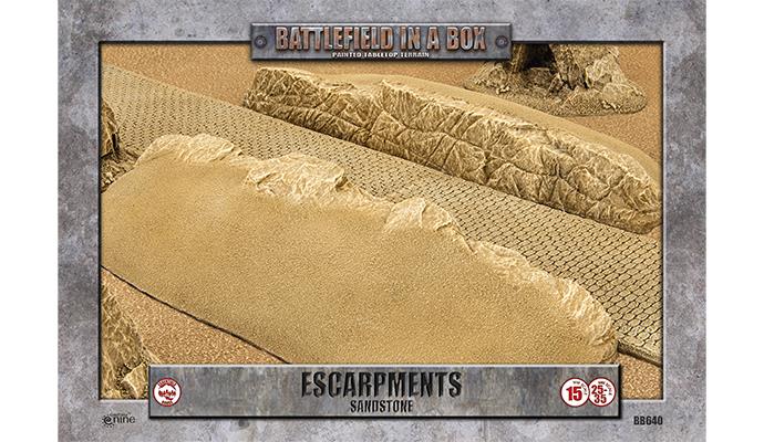 Battlefield in a Box: Escarpments - Sandstone (x2)