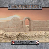 Battlefield in a Box: Galactic Warzone - Desert Walls (x7)