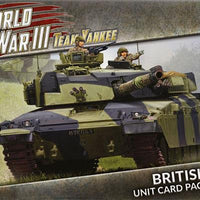 Team Yankee WWIII: British Unit Card Pack