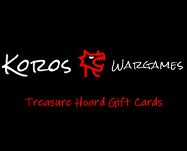 Koros Wargames Treasure Hoard Gift Cards