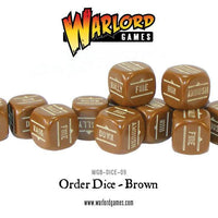Bolt Action: Orders Dice - Brown