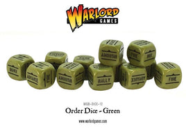 Bolt Action: Orders Dice - Green