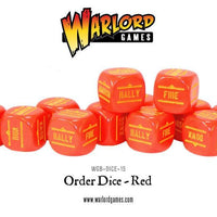 Bolt Action: Orders Dice - Red