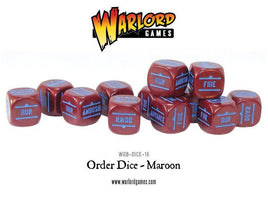 Bolt Action: Orders Dice - Maroon