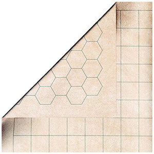 Battlemat: 1 inch Reversible Squares-Hexes (23.5in x 26in playing surface)