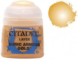 Citadel Layer Paint: Auric Armour Gold
