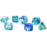 Chessex: Nebula RPG Dice - Polyhedral Oceanic Gold