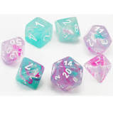 Chessex: Nebula RPG Dice - Polyhedral Wisteria White
