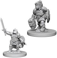 D&D Nolzur's Marvelous Unpainted Minis: W3 Dwarf Female Paladin