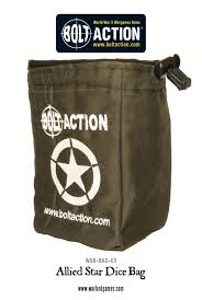 Bolt Action: Allied Stared Dice Bag