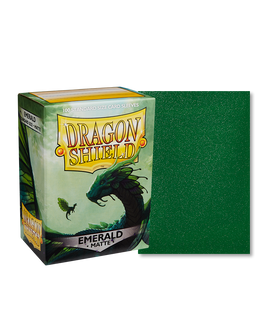 Dragon Shields: (100) Matte Emerald