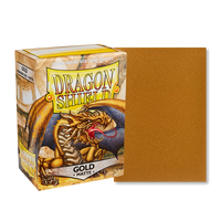 Dragon Shields: (100) Matte Gold