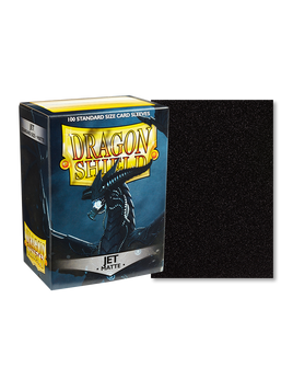Dragon Shields: (100) Matte Jet