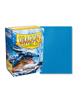 Dragon Shields: (100) Matte Sapphire