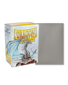 Dragon Shields: (100) Matte Silver