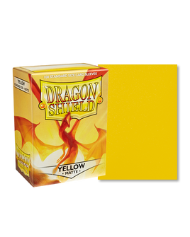 Dragon Shields: (100) Matte Yellow