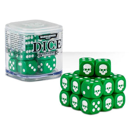 Warhammer 40k Age of Sigmar: 12mm Green Dice
