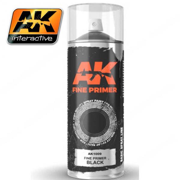 AK-Interactive: Fine Primer Black (200ml)
