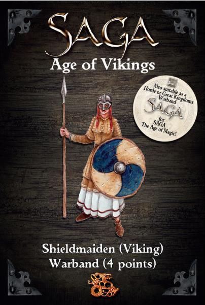 SAGA: Viking Age - Shieldmaiden Warband (4pt Viking, Metal)