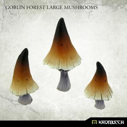 Kromlech Conversion Bitz: Goblin Forest Large Mushrooms (3)