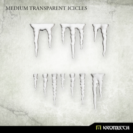 Kromlech Conversion Bitz: Medium Transparent Icicles (10)