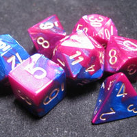 Chessex: Gemini RPG Dice - Polyhedral Blue-Purple/Gold