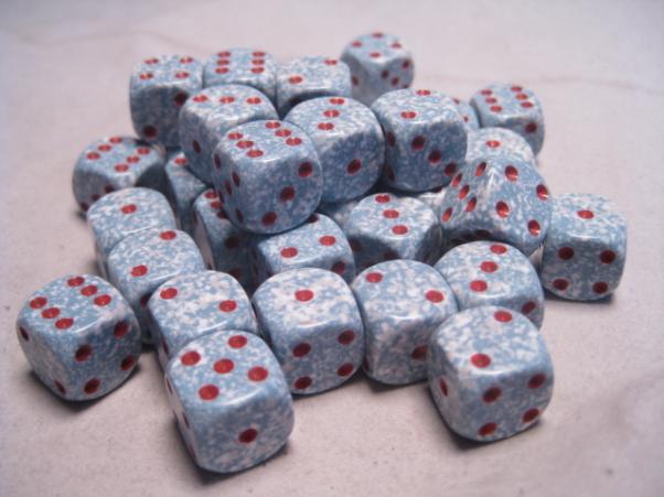 Chessex: Speckled Air 12mm d6 (36)